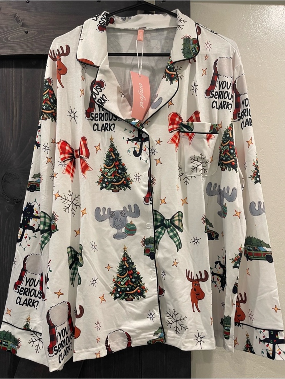 Griswald Christmas Vacation Men’s Pajama Top and Bottom